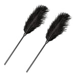 Couple's Feather Teaser Wands for Adults - Soft, Gentle Cleaning Dusters