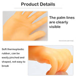 30 Pcs Tiny Finger Hands Mini Rubber Finger Puppets, Miniature Small Hands Ealistic Cute Little Hand Finger For Gifts Puppet Show Prank Gag Performance Party Favors