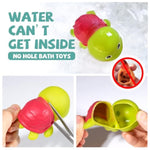 Infant Bath Toys For 18 Months - No Hole Animal Bathtub Toys, Baby Bath Tub Toys
