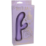 Doc Johnson Ritual - Aura - 10 Function G-Rabbit Vibrator - Silicone and Rechargeable - Discreet, Lilac