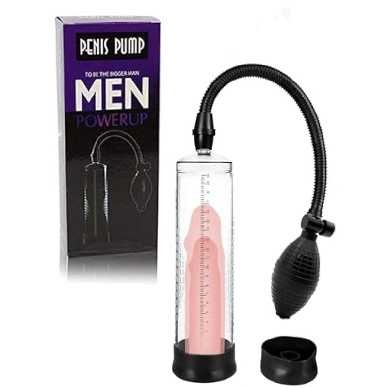 Men'S Growth Pump With Strong Suction Vacuum Pump With Ed Screen Powerful Hand Movement Vacuum Pump Inch, Adjustable Men'S Underwear Set Training Tools To Be A Bigger Men Pptl03