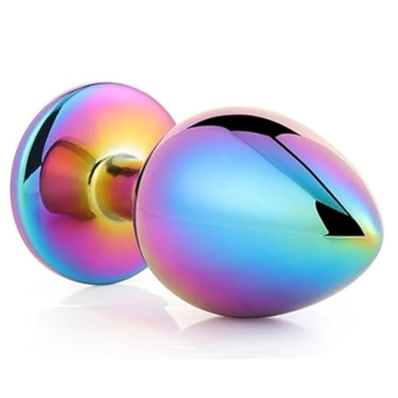 Anal Plugs Stainless Steel Anal Sex Toys Butt Plug Jeweled Prostate Massager Training Anal Trainer Butt Toys For Sex Beginner Men Women Couples Lover (Diamond)