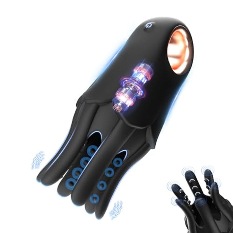Male Sex Toys For Men-Male Masturbator Penis Vibrator With 7 Vibrating Modes Stroker Penis Trainer With 6 Barbel Tentacles Particles 360°Training Wrapped Pocket Pussies Adult Sex Toys For Men Women