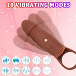 Reusable Vibrating Penis Ring Cook Rings For Men Erection Sex Silicone Sex Toy Couples Adult Sex Toys For Men Women Sex Swing Vibrating Cock Ring Gspot Stimulation Gay Sex Toys Penis Extender
