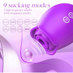 Rose Sex Toy Women Vibrator,Adult Sex Toys Stimulator Sucking Vibrators For Women'S Vibrators G Spot Dildo,Clitoral Women Sex Toy, Female Adult Sex Toys Massager With 9 Modes For Couples