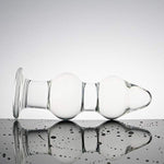 Glass Anal Plug Crystal Beginner Butt Plug Transparent Anal Bead Progressive Anal Trainer Adult Sex Toys For Men Women Couples