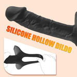 Realistic Penis To Enlarge Prolong, Strap-On Dildo Adjustable Elastic Waistband Silicone Hollow Dildo, Adult Male Sex Toys Enlargement, Dildos Sleeve For Gay Men And Couples