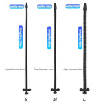 Silicone Urethral Sounds Sex Toys 10 Inch Male Masturbation Rod Penis Prostate Masturbation Urinary Dilator With Plug Bladder Stimulation For Men (S,Black)