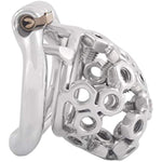 Ergonomic Design Stainless Steel Male Chastity Device Easy To Wear Male Cock Cage K345 (45Mm/ M Size)