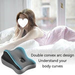 Couples Butt Cushion For Pregnant Women Furniture Pillow Support Pillowcase Suitable For Home Use, Ideal For Sitting And Lying, Foam Pillow Modern And Simple Style (Double-Grey)