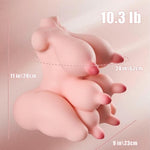 11Lb Adult Sex Doll Male Masturbator, 3 In 1 Torso Love Dolls Six Big Nipples Sex Dolls, 3D Realistic Anal Vagina Ass Pussy Full Boobs Butt Fantasy Sex Toys For Men (Pink)