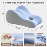Couples Butt Cushion For Pregnant Women Furniture Pillow Pillowcase Suitable For Home Use, Ideal For Sitting And Lying, Foam Pillow Modern And Simple Style - Blue V1