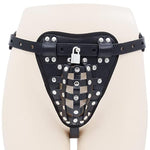 Men's Chastity Belt with Adjustable Penis Cage and Ring for Adults - Flirt Fashion Underwear