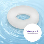 Boost Comfort Cushion Cock Ring - Extra Thick Smooth Penis Ring - Waterproof - Clear