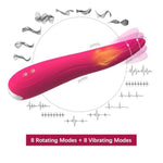 Handheld Women Stimulator Sex Toys, Powerful Vibrator With 8 Vibrating
