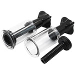 Metal Chain Nipple Clamps With Sucker 2Pcs Sucking Set Non-Piercing Adjustable Nipple Clips Breast Cups For Women