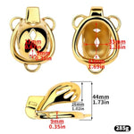 Metal Cock Cage Sex Toys Male Chastity Devices With Belt And Invisible Lock Used To Restrain A Man'S Penis Sm Bondage Gear Chasity Belts Made Of Stainless Steel (Gold,2.0In)