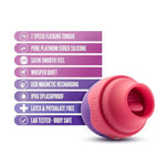 Adult Sex Toys – Aria Flutter Tongue Vibrator For Women – 7 Mode Flickering Clit Stimulator – Nipple Stimulation – Discreet Usb Rechargeable Vibrating Toy For Couples & Female Pleasure