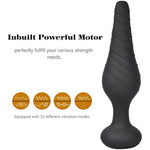 Vibrating Anal Vibrator With 10 Patterns, Rechargeable Anal Plug Silicone Sex Toys For Men