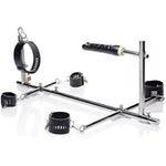 Stuck And Stuffed Stockade With Dildo, Grey (Ae970)