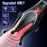 Male Sex Toy Penis Vibrator - Male Masturbator Sex Toys For Men Stroker With 10 Licking & Vibrating For Glans Clit Nipple 360° Wraparound Stimulation, Tentacle Vibrator Blowjob Adult Toy