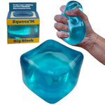Premium Big Block Cube – 35% Larger Than The Standard Squishy Cube, Toy For Kids & Adults - Sensory Fidget For Stress Relief, Focus & Play – Colorful, Durable, Gift-Ready – Astm Certified 3+