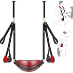 Door Sex Swing With Adjustable Straps – 2 In 1 Bdsm Thigh Sling Bondage Kit With Soft Pu Leather, Widened Plush Padding, Heavy-Duty Buckles – Kinky Sex Toys For Couples, Holds Up To 500 Lbs