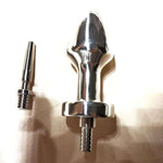 Metal Hollow Anal Plug Urethral Plug, Male Urethral Catheter Urethral Sound Transparent Hose Anus Expander?Couple Sm Enema Cleaning Masturbation Device