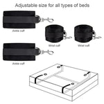 Bed Bondage Restraints Kit For Couples Under King Bed Queen Size Bed Ties Wrist Ankle Straps For Adult Play Restraints And Handcuffs Sex Bondage Set Blindfold And Hand Ties For Bedroom Toys Sweater