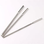 Metal Stainless Steel Thread Urethra Sound Urethra Stimulation Male Masturbation Toys Lengthen Urethra Penis Plug