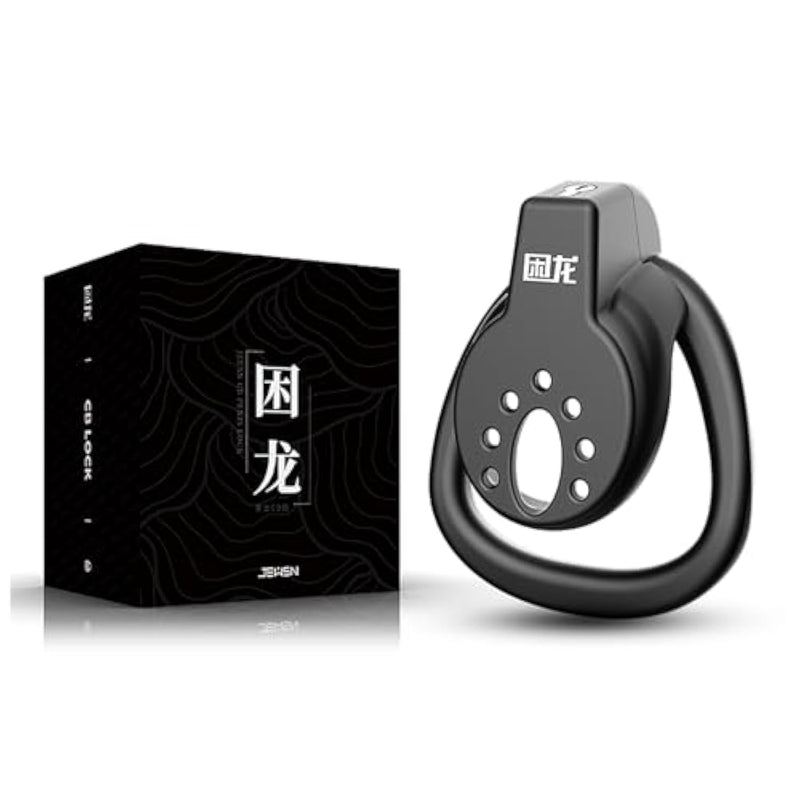 Lightweight Chastity Cage For Male Penis Cage Smooth Kg Cock Cage Chastity Devices Key Sex Toy For Men Black Chastity For Men With 3 Sizes Rings (Xxs)