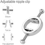 Sm Sex Toys, Stainless Steel Nipple Clamps And Silicone Realistic Dildo Gag With Ball Adjustable Adult Body Restraints Toys