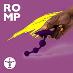 App Control Bond Wearable Vibrating Cock Ring & Romp Amp Flexible Anal Beads - Couples Sex Toys Bundle