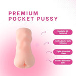 Male Masturbator Realistic Pocket Pussy Premium Pocket Puzzy Instnat Pleasure Tight Vagina Anal Stroker 3D Texture Sex Sleeve