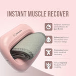 Deep Tissue Massage Gun Portable – Mini Massage Gun With Hands-Free Strap – Handheld Massager For Athletes, Travel, Full-Body Pain Relief – 5 Speed Levels And Quiet Percussion