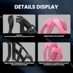 Chastity Cage Male Sex Toys Resin Chastity Devices Small Bondage Gear Accessories Cock Cage With 4 Sizes Rings Adult Toys(S)