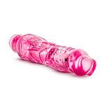 Wild Ride - 9" Long Soft Large 2" Thick Realistic Vibrating Dildo - Multi Speed Powerful Vibrator - Ipx7 Waterproof - Body Safe Materials - Adult Pleasure Sex Toy For Couples - Pink