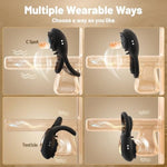 Vibrating Cock Ring Adult Sex Toys For Men, Silicone Penis Ring With Rose Clitoral Vibrator Couples Sex Toys, 8 Vibrations Adult Male Sex Toy Remote Control Vibrators For Men Female Couple Pleasure