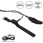 Lock N Play Wristband Remote Panty Teaser- Waterproof Silicone Sex Toys For Couples - 12 Vibe Function Adult Remote Vibe Massager - Black, 1Count