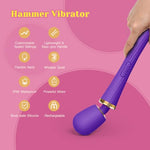Vibrator Sex Toys, Cordless Handheld Powerful Wand Massager with 5 Modes & 3 Speeds, Clitoral Stimulator, Quiet, Waterproof & Rechargeable, Adult Toy Women Partner Play, Sex Games