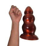 Huge Thick Anal Butt Plugs:Super Big Anal Trainer Anal Toy With 3 Anal Beads Red Giant Anal Plugs Sex Toy With Suction Cup Anus Dilator Butt Plug Anal Dildo For Experienced Player Large Anal Sex Toys