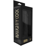 Naughty Realistic Silicone Dildo With Suction Cup, Adult Sex Toy, Beginner, Black, 6.5"