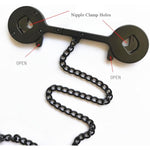 Dual Purpose Nipple Clamps Zinc Alloy Body Chain Clitoral Clamp Adjustable Cuffs Non Piercing Accessories With Bdsm Extreme Toys For Adult Couples Sex Games