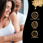 Fun Flavors 4 In 1 Warming Chocolate Chip Cookie Flavored Lubricant 9 Fl Oz | For Men, Women And Couples, Foreplay & Massage, Paraben Free, Gluten, Stain, & Sugar Free