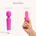 Bullet Hum Vibrator For Women | Mini Vibrator Sex Toys | Clitoris Vibrator | Personal Massager | Waterproof Vibrator | Women Adult Toys | Gifts For Women | Bullet - Hot Pink