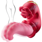 2-In-1 Tongue Vibrator Adult Sex Toys For Women, Swing Vibrators Dildo Vaginal Sex Toys With 10 Licking Clitoral & 10 Vibration Modes, G-Spot Clit Stimulator Pleasure For Female Couples Games