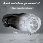 Three-Zone Male Masturbator with Gradient Pocket Pussy Design and Finger Grip Control