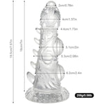 Knot Dildo,Monster Dildo 7.6 In Clear Dildo With Strong Suction Cup,Dog Dildo Adult Sex Toys For Women Men And Couples