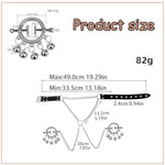 Bdsm Breast Sex Bondage Restraints, Ring Adjustable Stainless Steel Nipple Clamp,Highlighting The Curve Of The Chest, Nipple Stimulator Flirting Toys For Adult Couples Sex Games