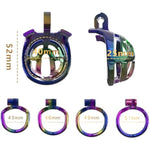 Chastity Cage For Men Chastity Device With Urethral Plug & 4 Ring And 3 Invisible Lock 1Key 3D Printed Colorful? Cock Cage Penis Exercise Penis Cage Adult Sex Toy For Men